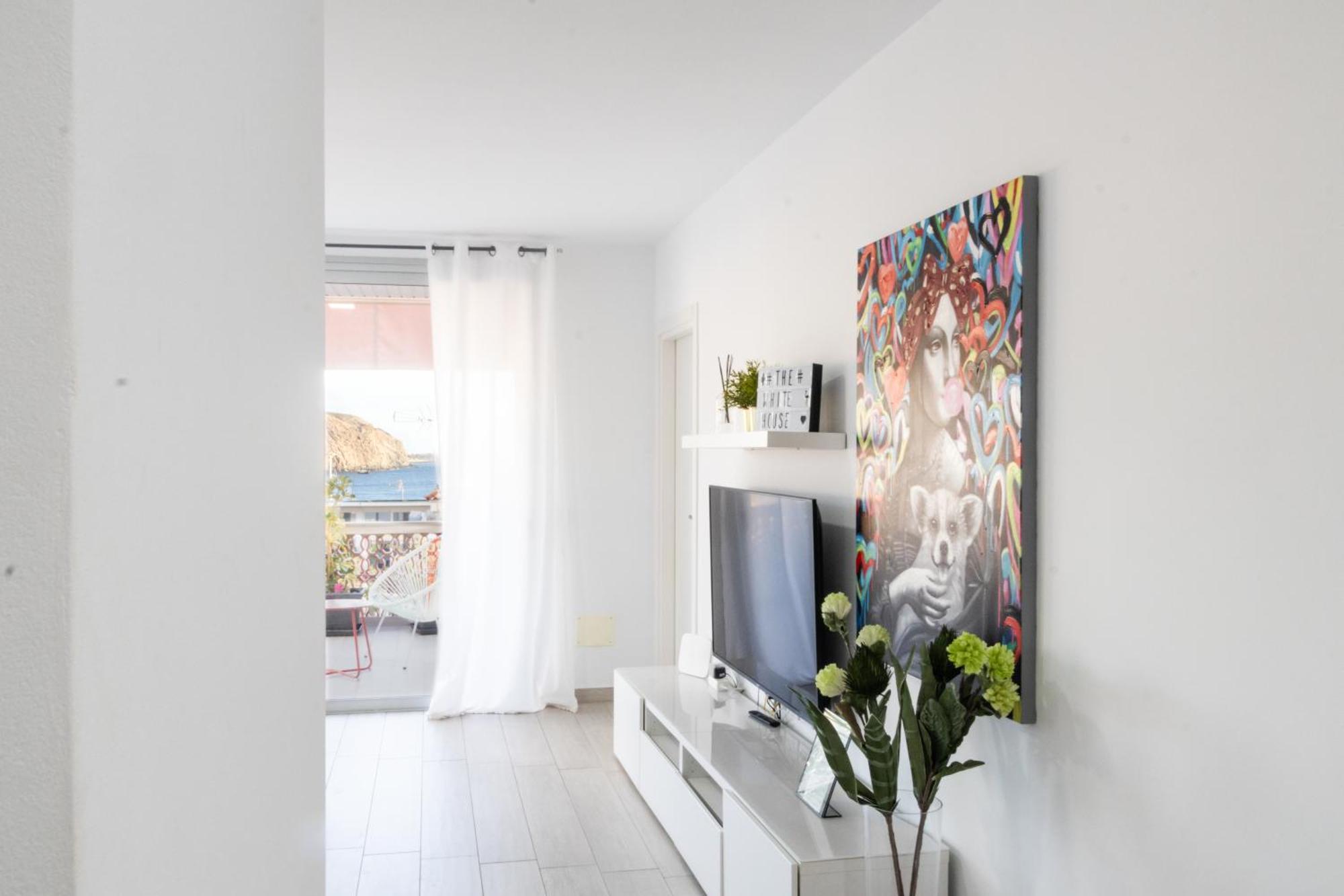 Appartamento The White Heart House - Attic Sea View Los Cristianos  Esterno foto